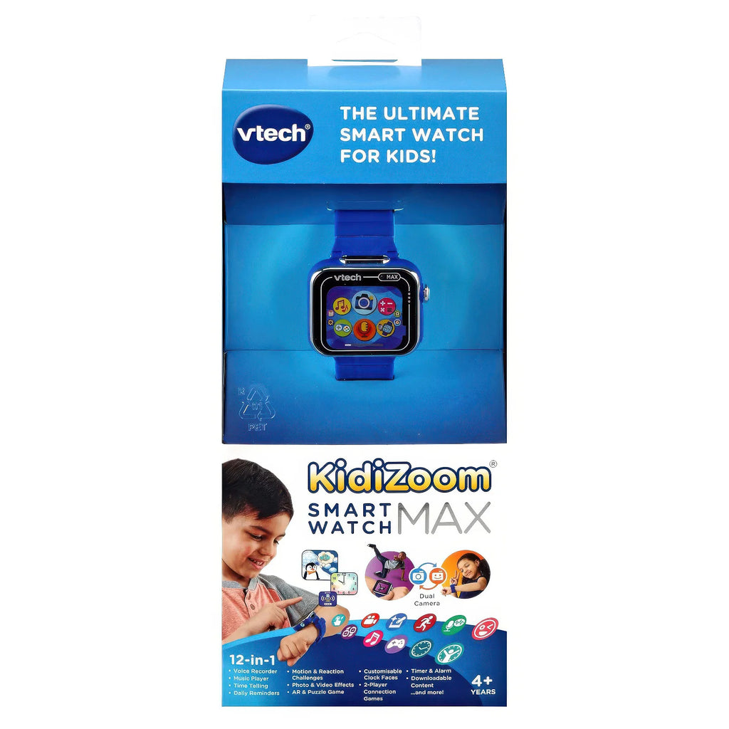 VTech KidiZoom Smart Watch MAX Blue - TOYBOX Toy Shop