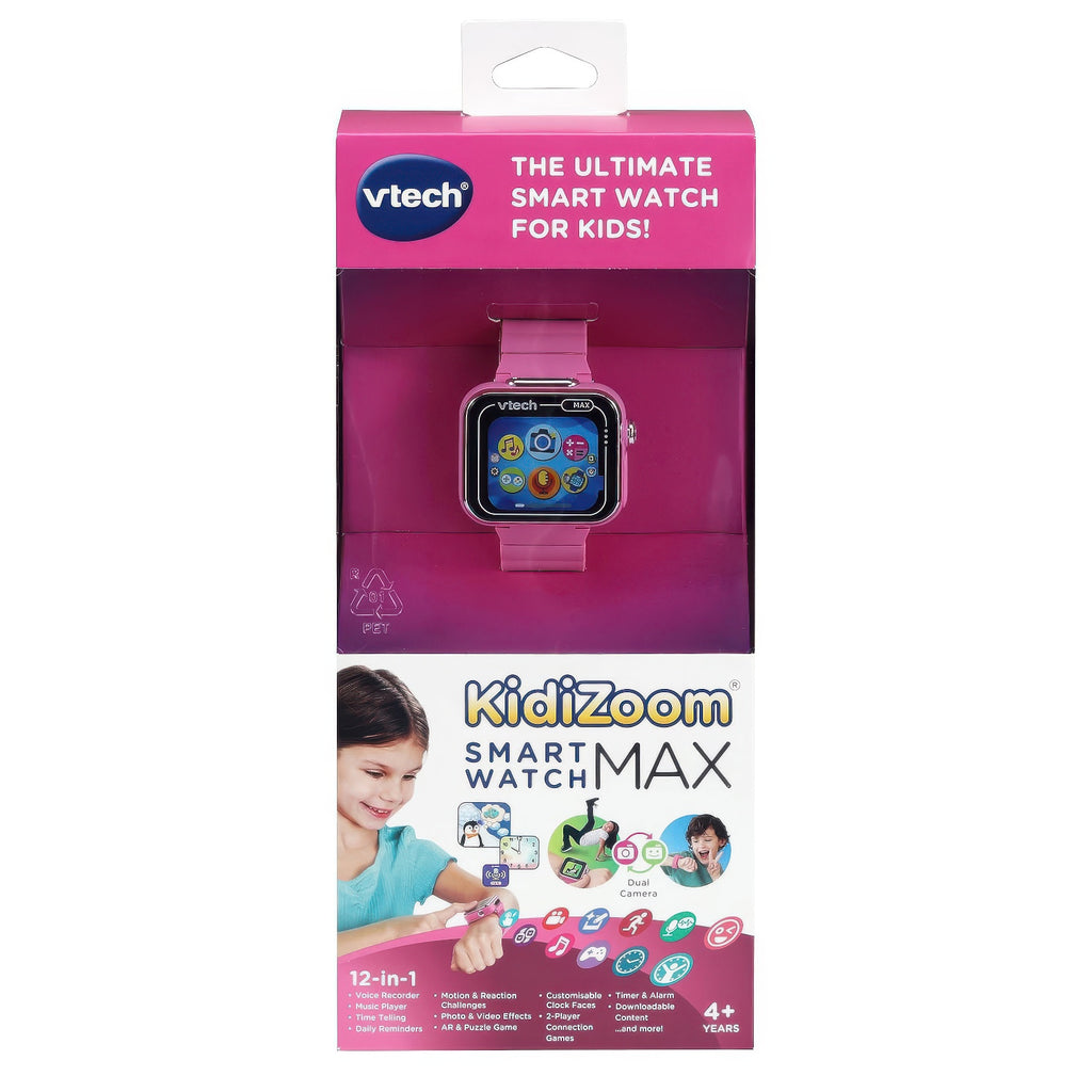 VTech KidiZoom Smart Watch MAX Pink - TOYBOX Toy Shop