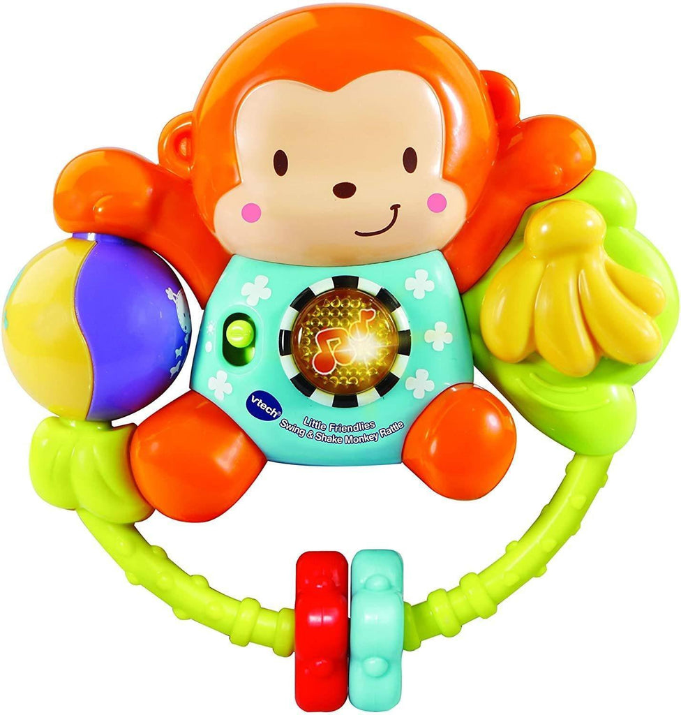 VTech Little Friendlies Swing & Shake Monkey Rattle - TOYBOX Toy Shop