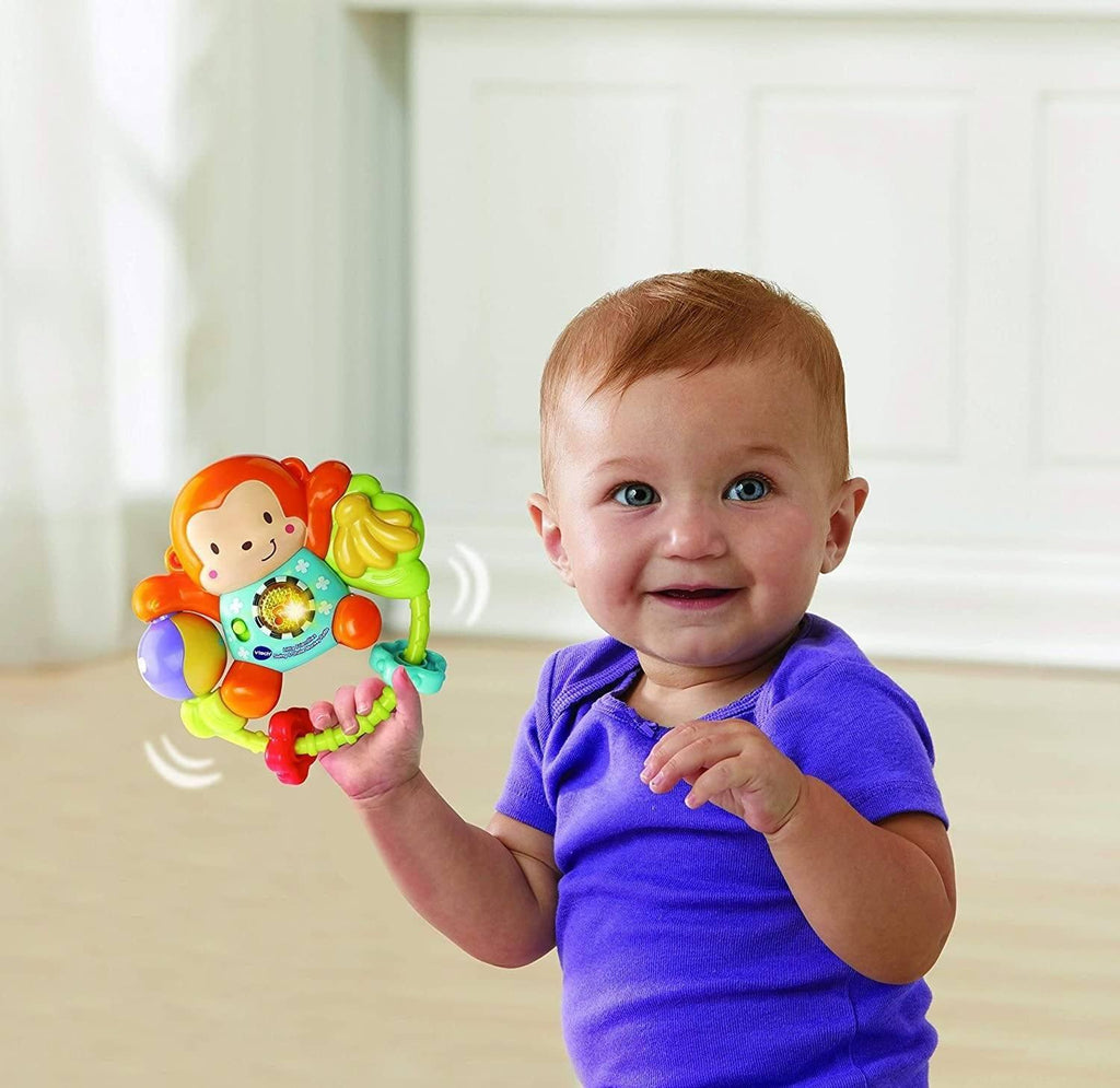 VTech Little Friendlies Swing & Shake Monkey Rattle - TOYBOX Toy Shop