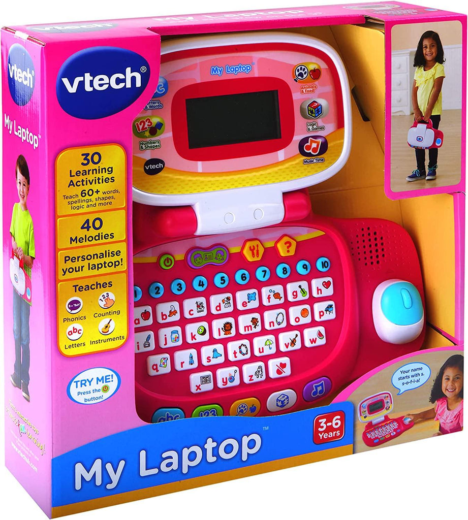 VTech My Laptop™ - Pink - TOYBOX Toy Shop