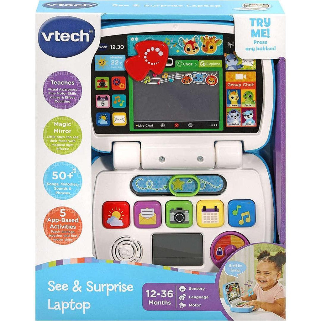 VTech See & Surprise Laptop - TOYBOX Toy Shop