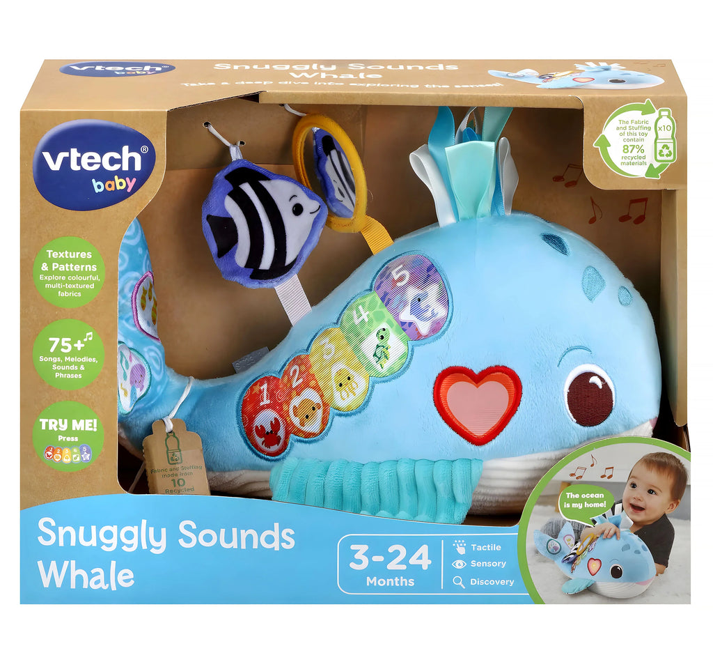 VTech Snuggly Sounds Whale - TOYBOX Toy Shop