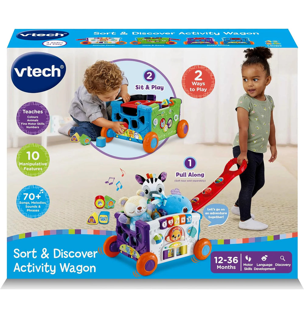 VTech Sort & Discover Activity Wagon - TOYBOX Toy Shop