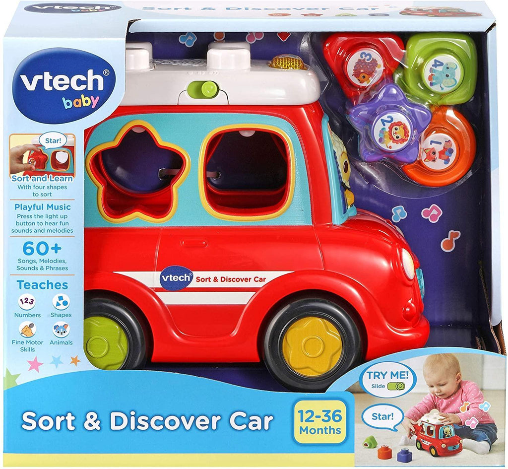 VTech Sort & Discover Car - TOYBOX Toy Shop