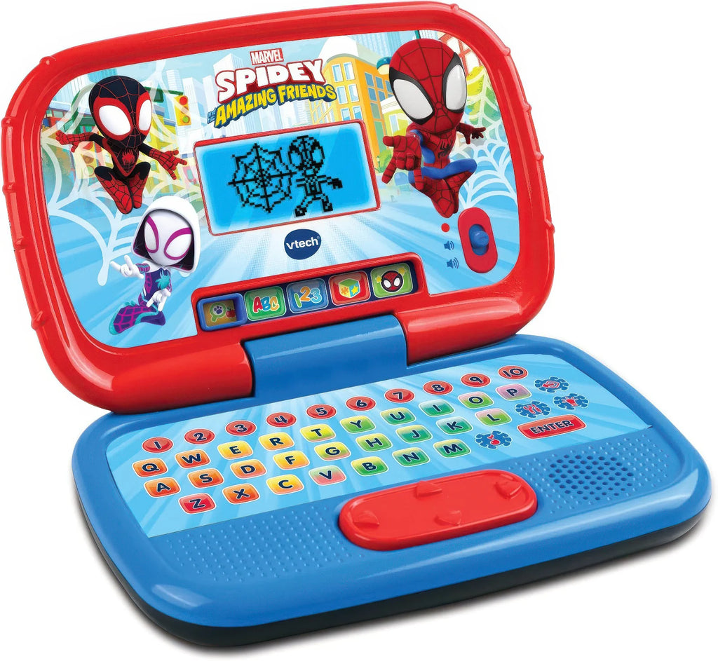 VTech Spidey and His Amazing Friends: Spidey Learning Laptop - TOYBOX Toy Shop