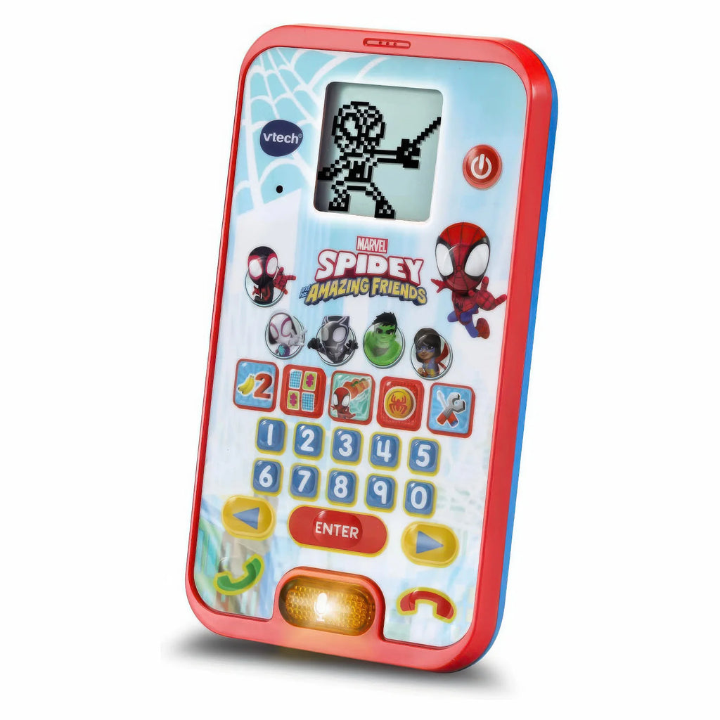 VTech Spidey and His Amazing Friends: Spidey Learning Phone - TOYBOX Toy Shop