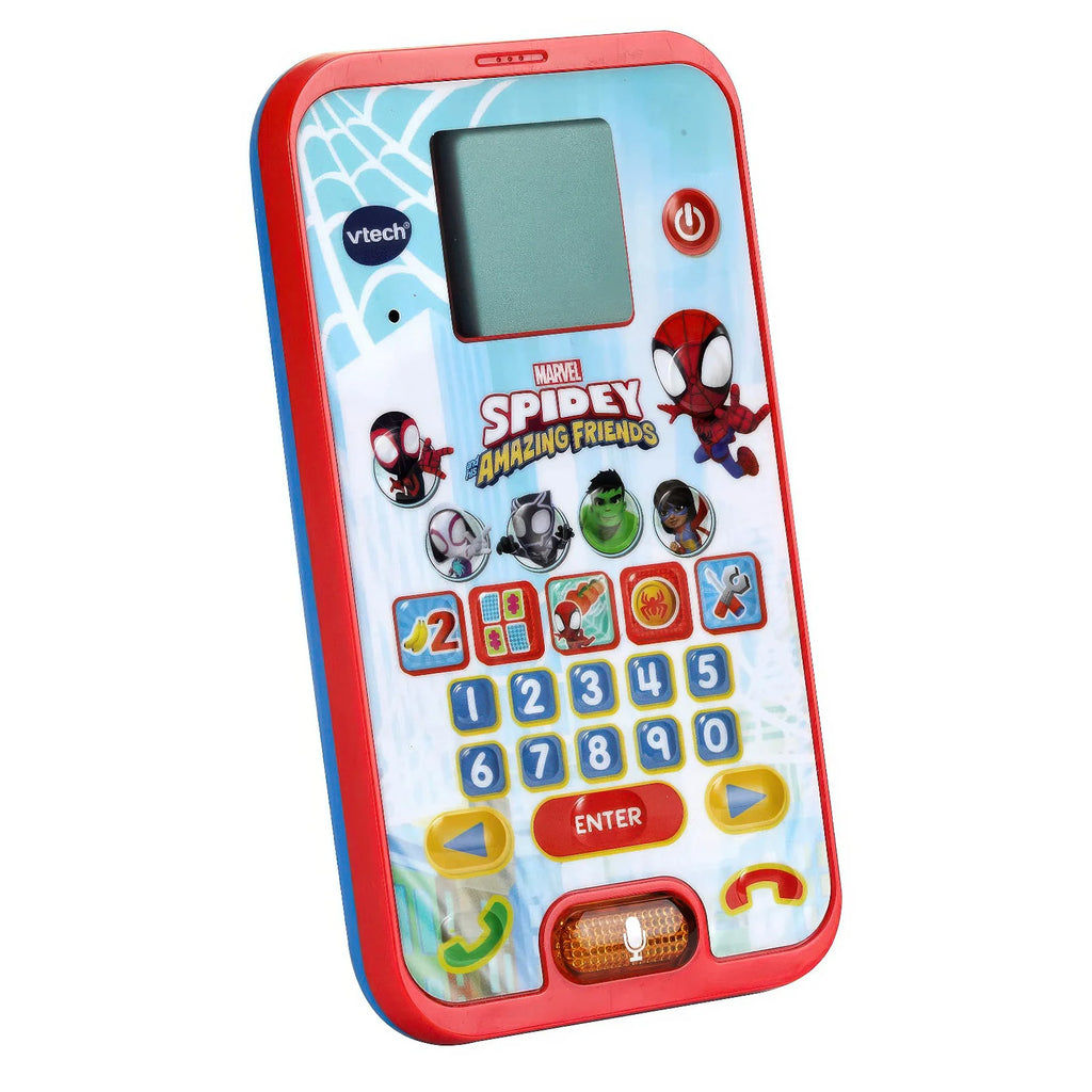 VTech Spidey and His Amazing Friends: Spidey Learning Phone - TOYBOX Toy Shop