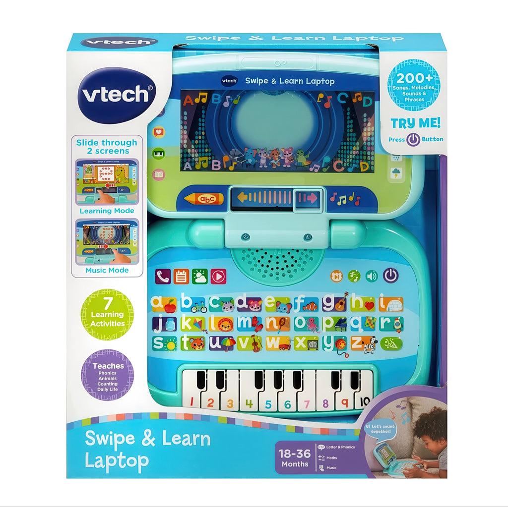 VTech Swipe & Learn Laptop - TOYBOX Toy Shop