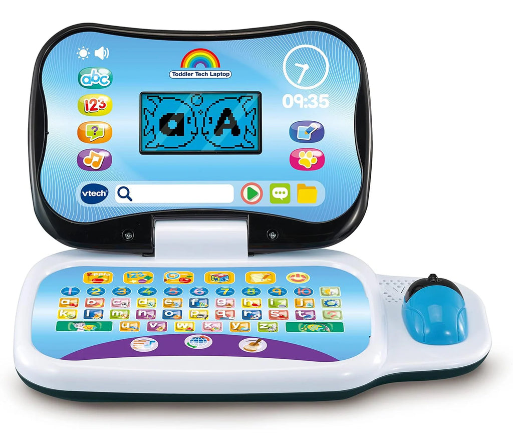 VTech Toddler Tech Laptop - Blue - TOYBOX Toy Shop