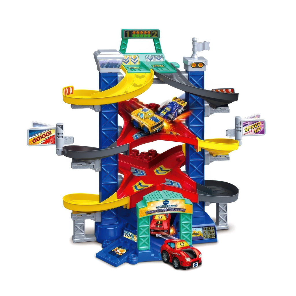 VTech Toot-Toot Drivers Criss-Cross Raceway Playset - TOYBOX Toy Shop