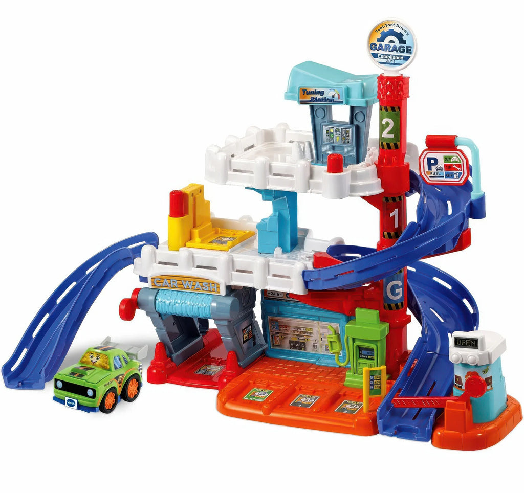 Vtech Toot-Toot Drivers Fix & Fuel Garage - TOYBOX Toy Shop