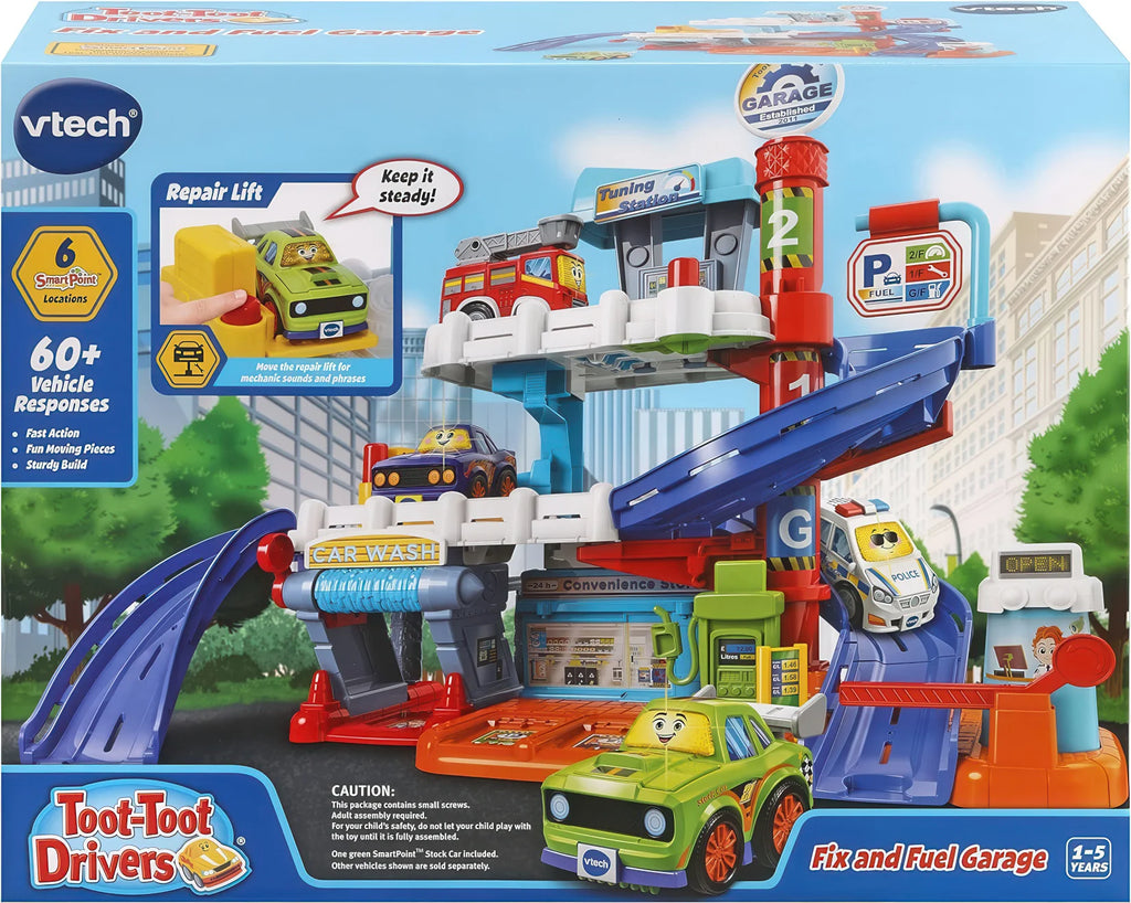 VTech Toot-Toot Drivers Garage Giant Play Set - TOYBOX Toy Shop