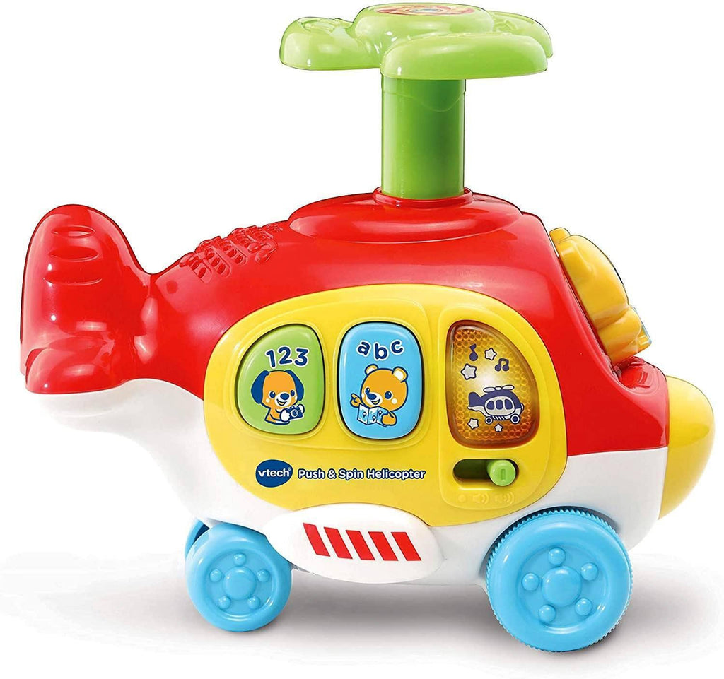 VTech Toot-Toot Push and Spin Helicopter - TOYBOX Toy Shop