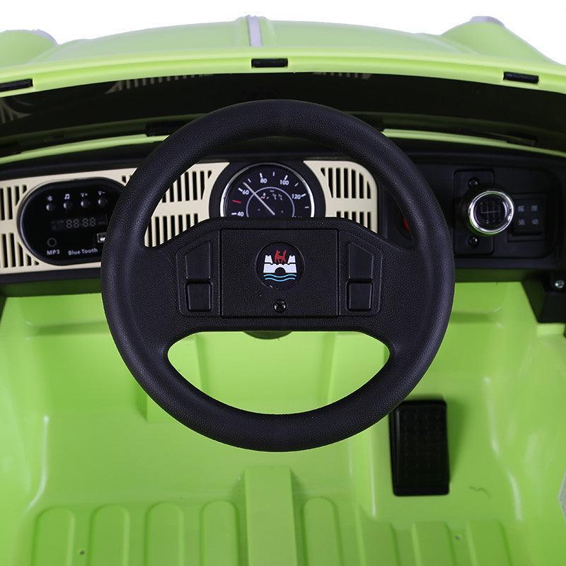 VW Beetle 12V Battery Ride-on Car with Remote Control - Colour Green - TOYBOX Toy Shop