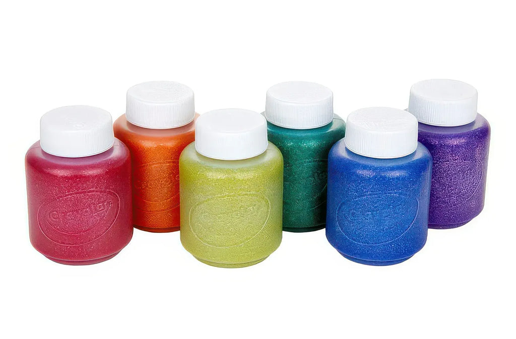 Washable Glitter Paint 6 Count - TOYBOX Toy Shop