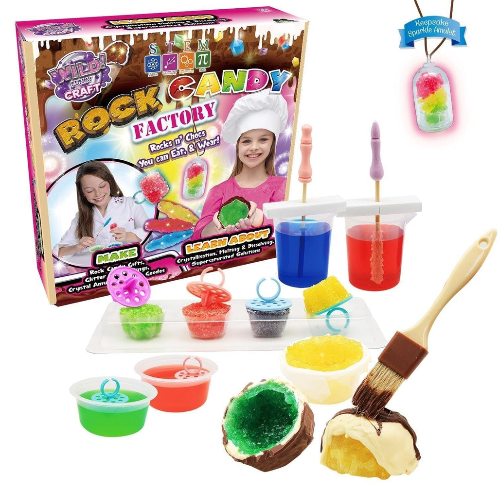 WILD SCIENCE Rock Candy Factory Educational Chemistry Playset - TOYBOX Toy Shop