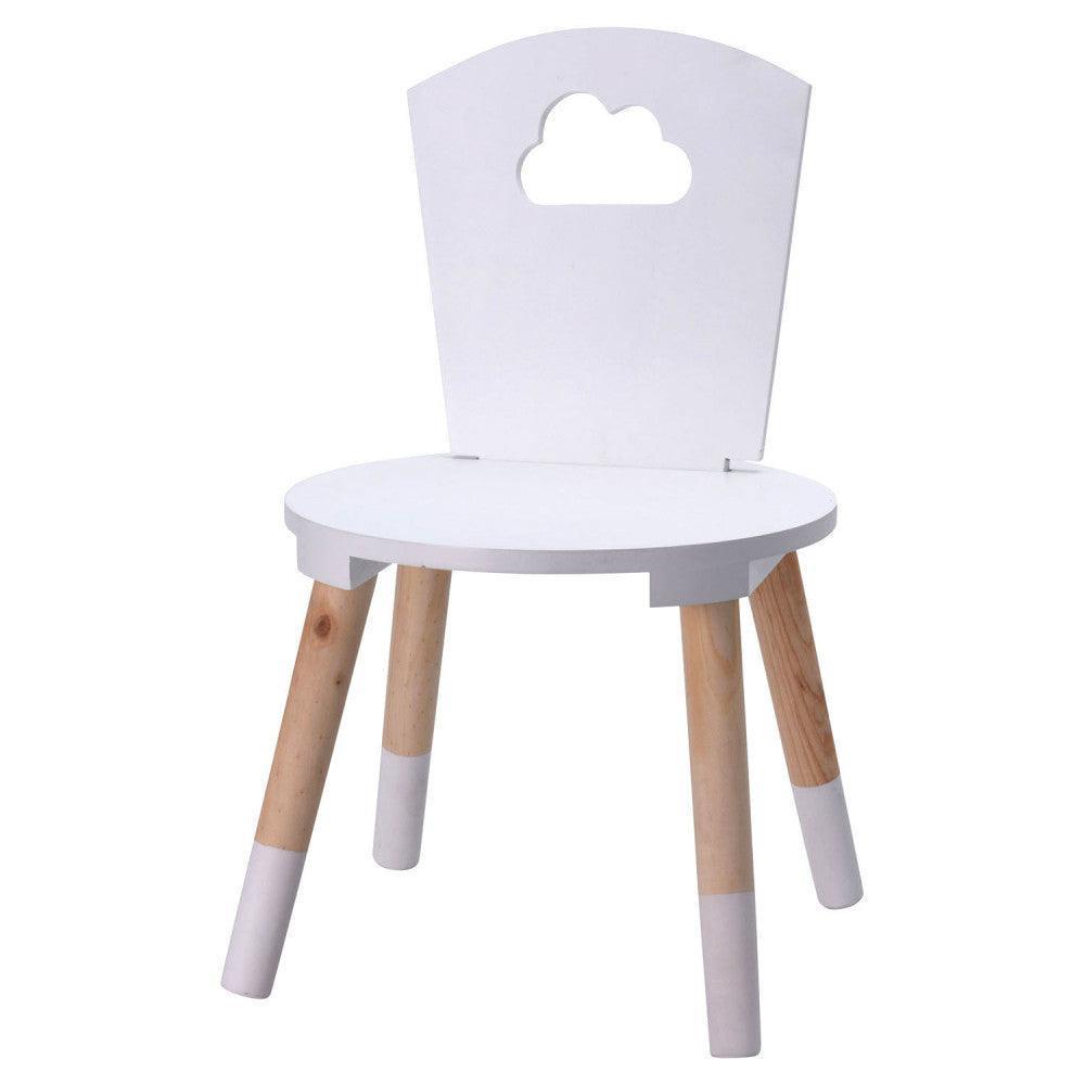 Wooden Children's Round Table and 2 Chairs - TOYBOX Toy Shop