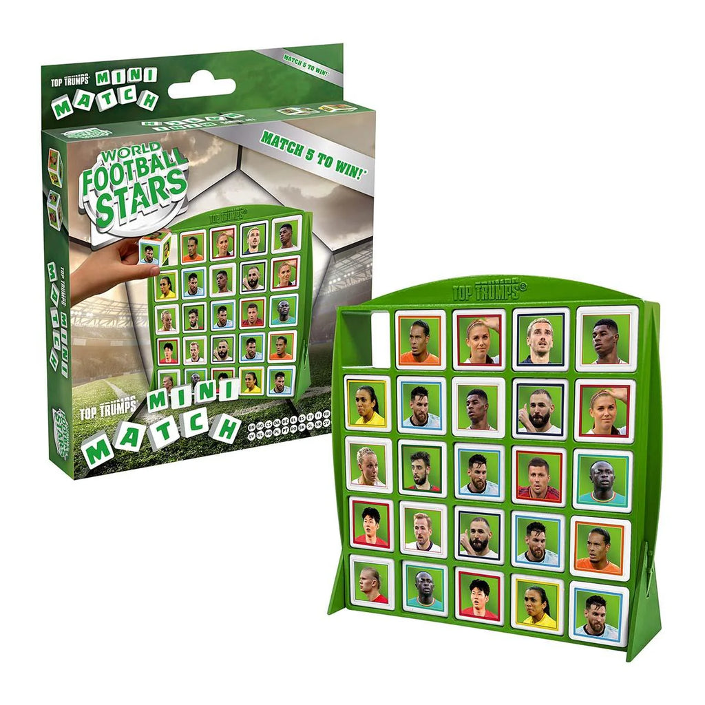 TOP TRUMPS World Football Stars Green Mini Match - TOYBOX Toy Shop