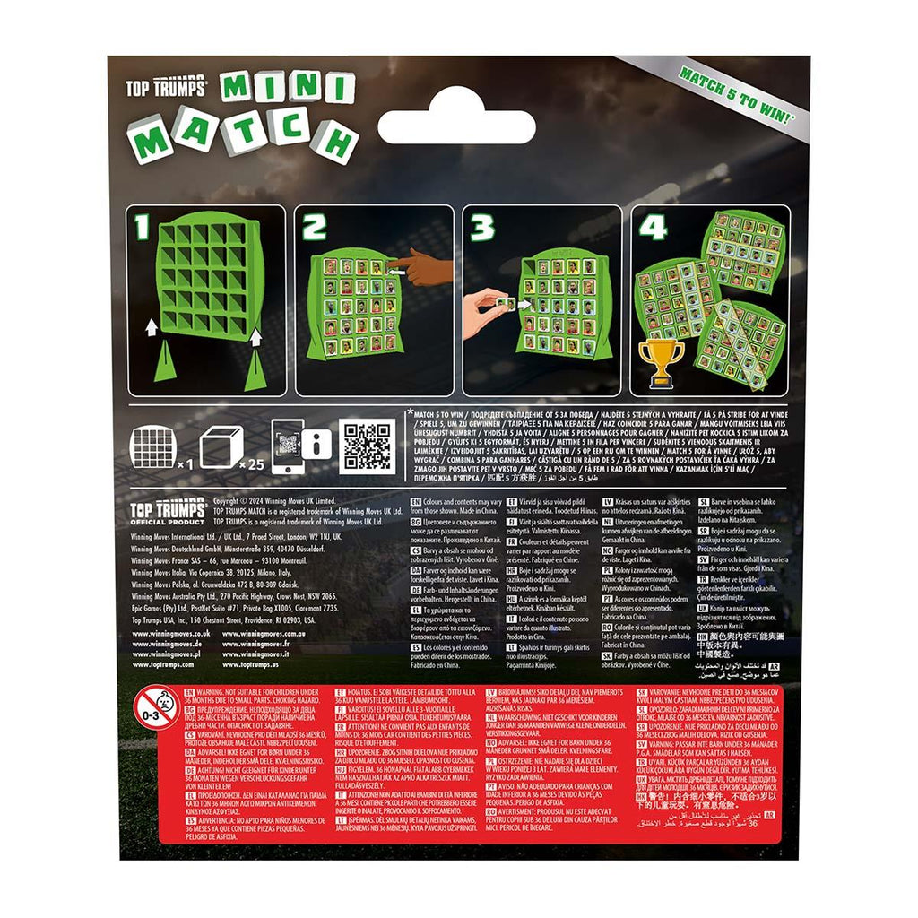 TOP TRUMPS World Football Stars Green Mini Match - TOYBOX Toy Shop