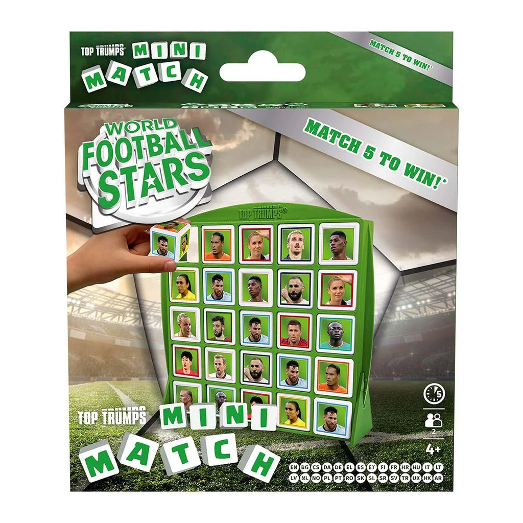 TOP TRUMPS World Football Stars Green Mini Match - TOYBOX Toy Shop