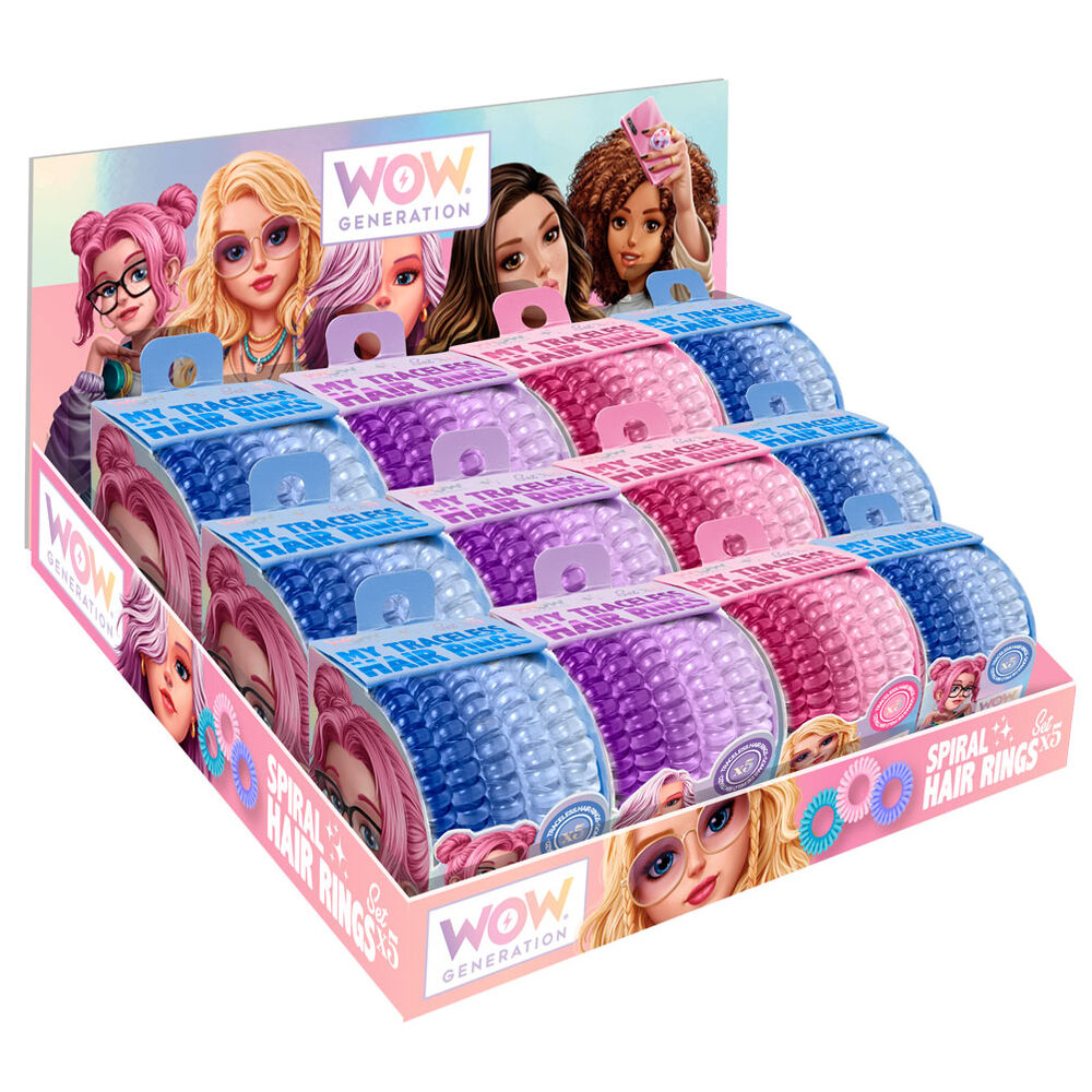 WOW Generation Spiral Hair Elastics - Assorted - TOYBOX Toy Shop