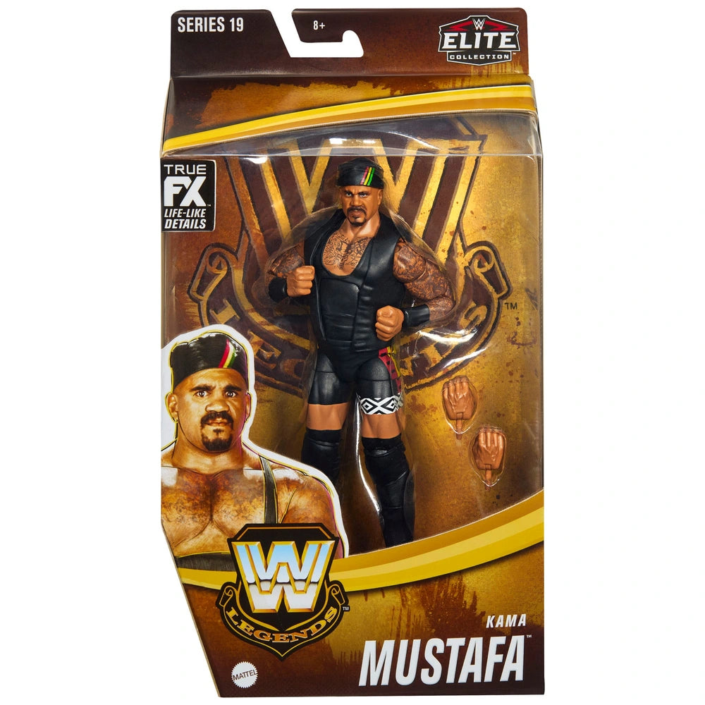 WWE Elite Legends Kama Mustafa Action Figure - TOYBOX Toy Shop