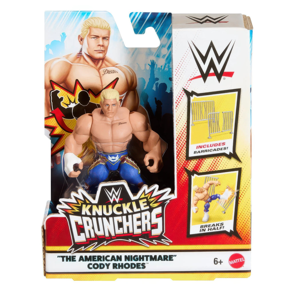 WWE Knuckle Crunchers Figure 8cm - Assorted - TOYBOX Toy Shop