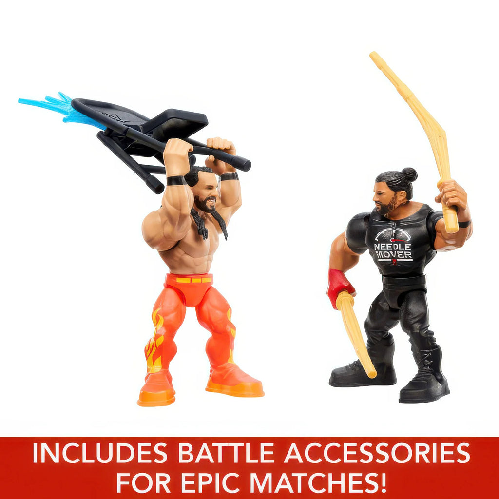 WWE Knuckle Crunchers Figure 8cm - Assorted - TOYBOX Toy Shop