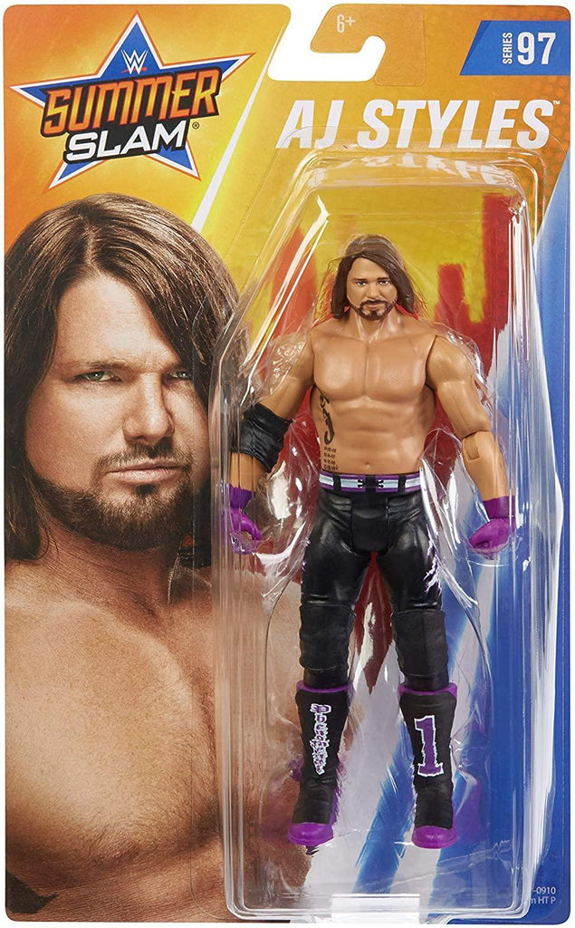 WWE SummerSlam AJ Styles Action Figure - TOYBOX Toy Shop