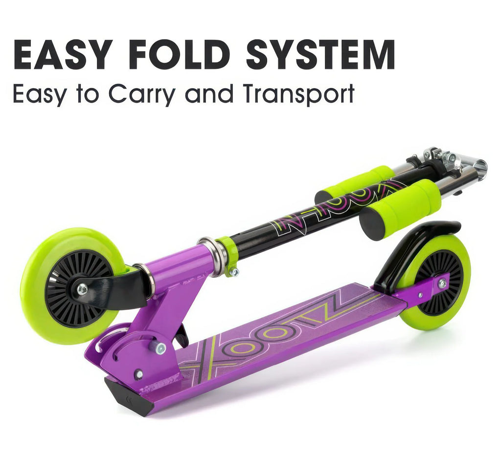 Xootz Atom Folding Scooter - Purple - TOYBOX Toy Shop