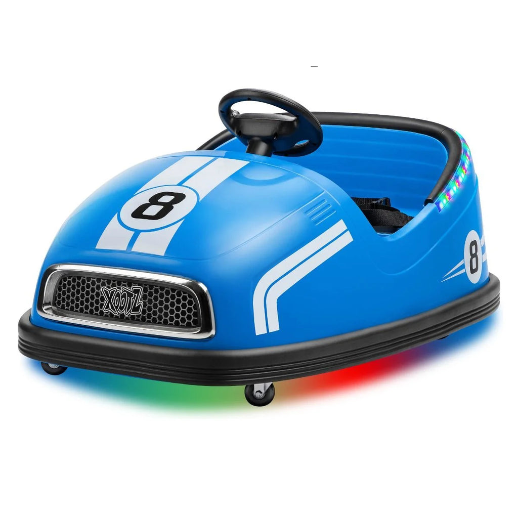 Xootz Big Bumper Car – Two-Seater - 360 Spin Ride-On - Blue - TOYBOX Toy Shop