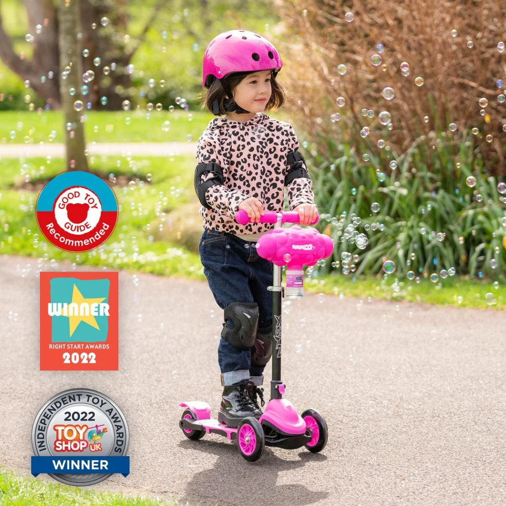Bubble Go Foldable Tri-Scooter - Pink - TOYBOX Toy Shop