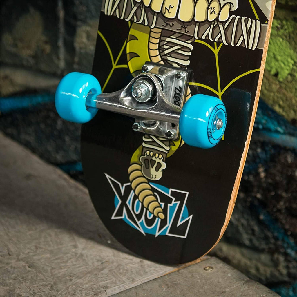 XOOTZ Double Kick Double Kick, 31-Inch, Trick Skateboard, Snake Skull - TOYBOX Toy Shop