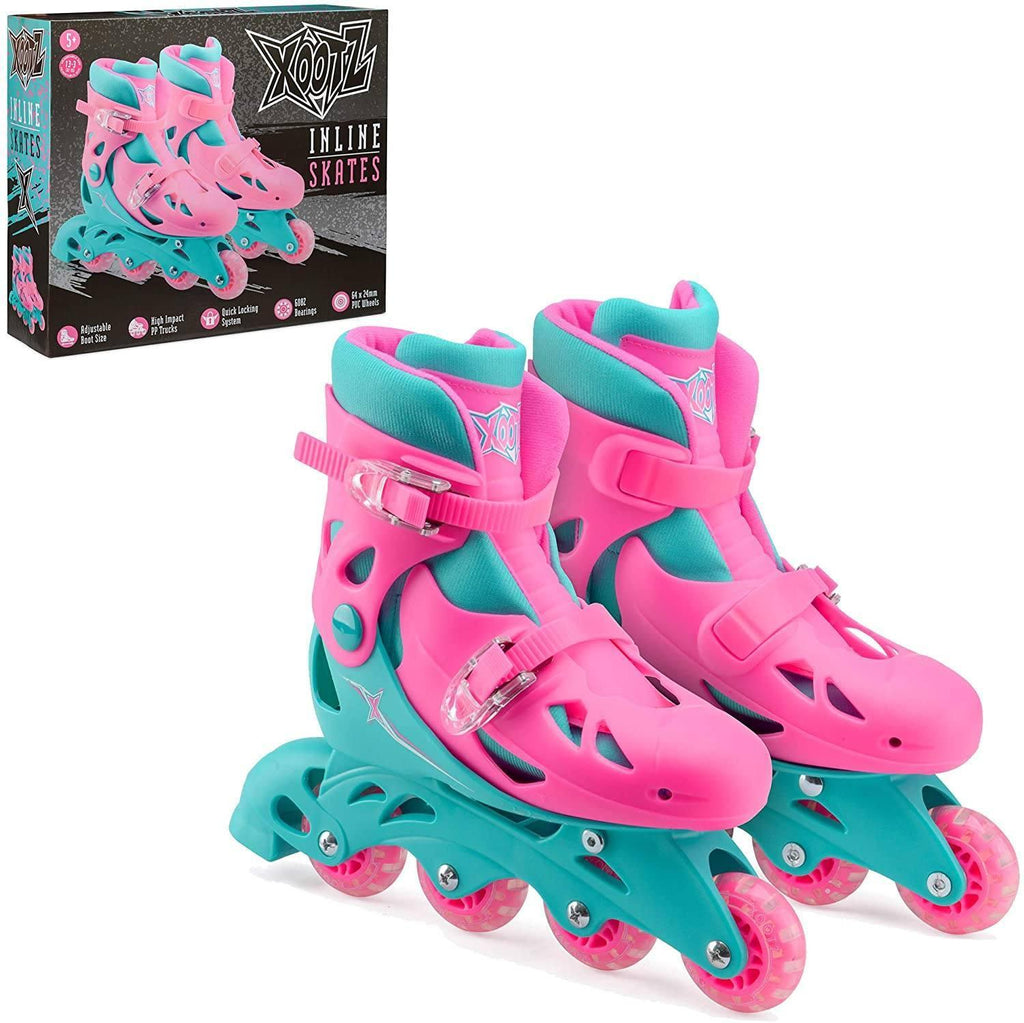 XOOTZ Inline Skates Girls Pink Size Medium - TOYBOX Toy Shop