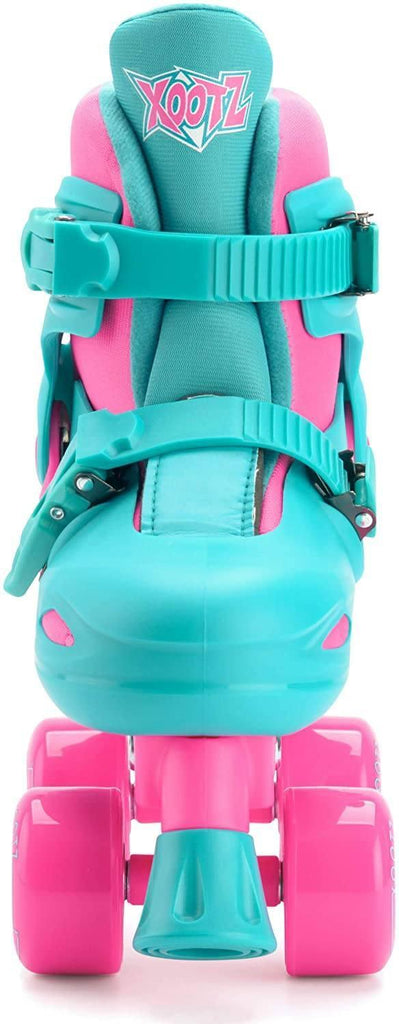 XOOTZ Kids Quad Skates, Beginner Adjustable Roller Skates Girls, Medium - TOYBOX Toy Shop