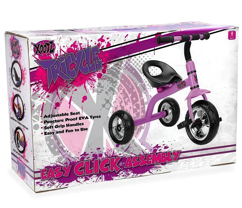 XOOTZ Kids Tricycle - Purple - TOYBOX Toy Shop