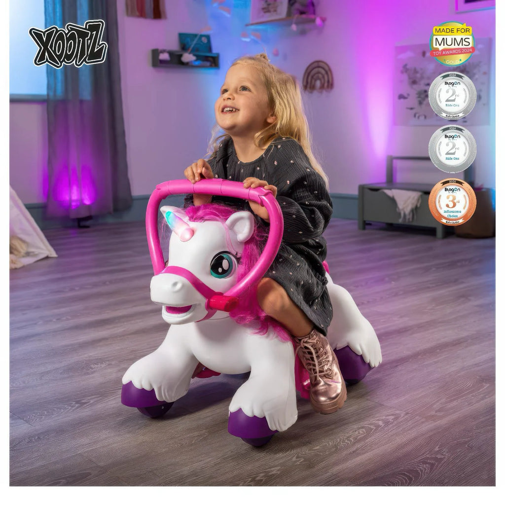 Xootz Unicorn Electric Ride-On Unicorn Toy - TOYBOX Toy Shop