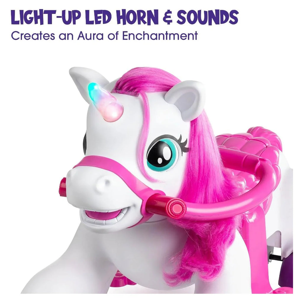 Xootz Unicorn Electric Ride-On Unicorn Toy - TOYBOX Toy Shop