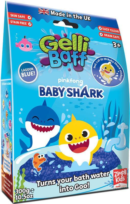 Zimpli Kids Baby Shark - Gelli Baff - 300g Assortment - TOYBOX Toy Shop
