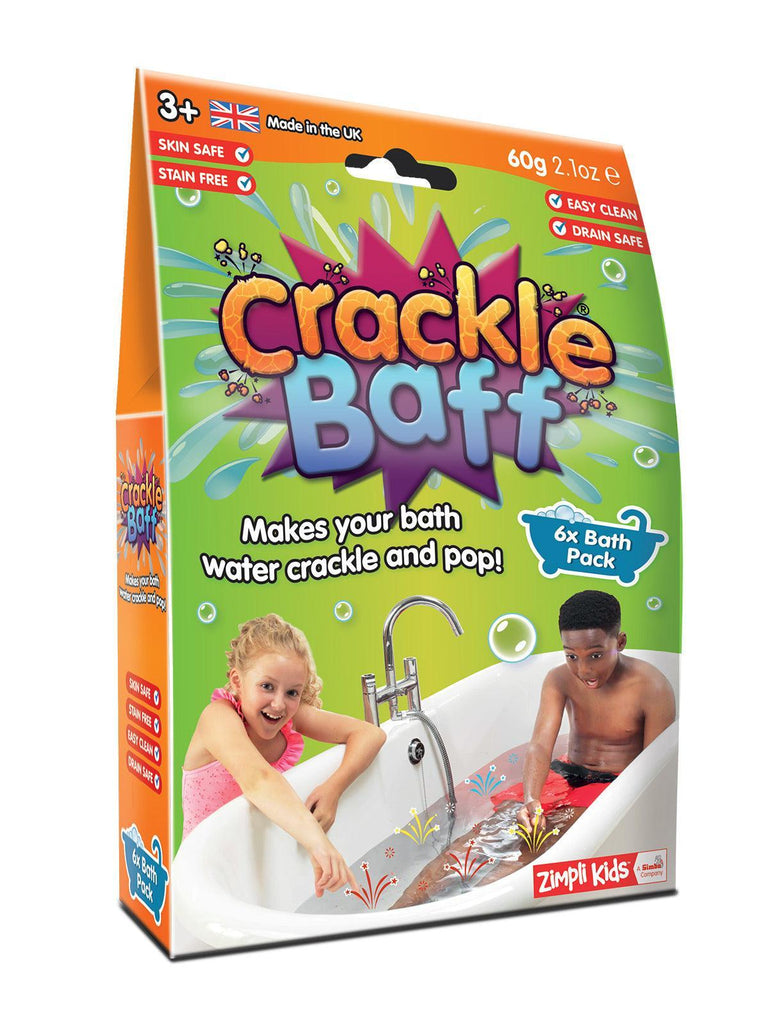 Zimpli Kids Crackle Baff Colours 6 Pack - 60g - TOYBOX Toy Shop