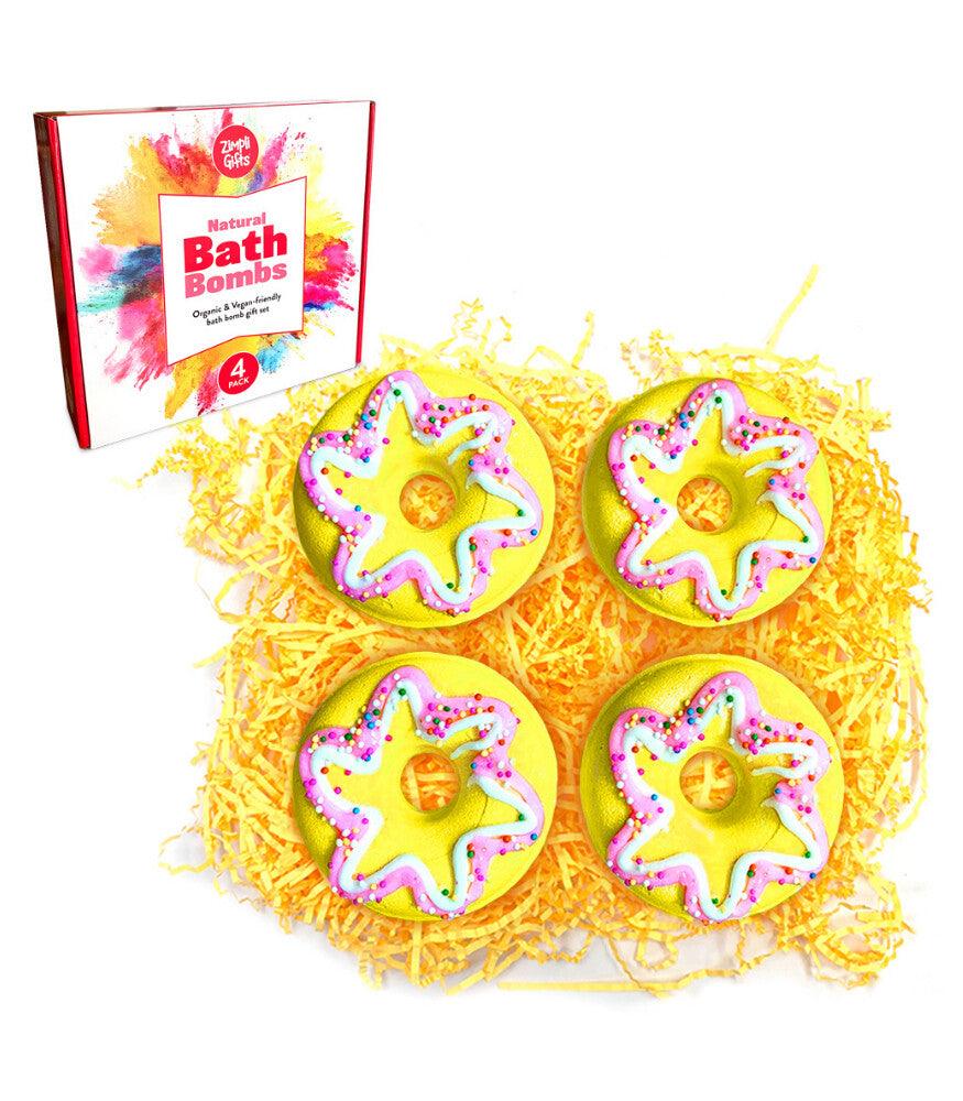 Zimpli Kids Doughnut Baff Bomb Pack 100g x 4 - TOYBOX Toy Shop