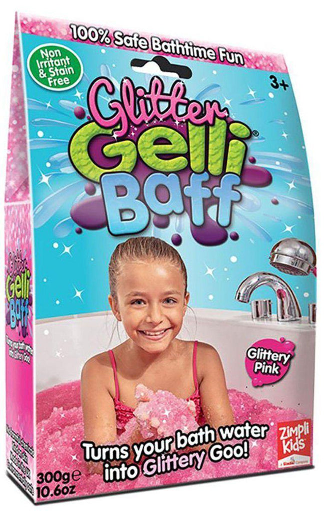 Zimpli Kids Glitter Gelli Baff 300g - Glittery Pink - TOYBOX Toy Shop