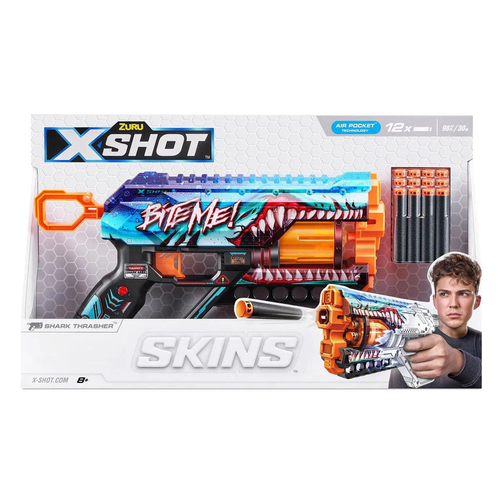 ZURU X-Shot Skins Griefer with 12 Darts - TOYBOX Toy Shop