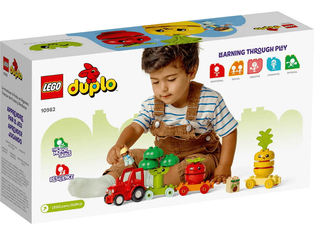 LEGO DUPLO 10982 My First Fruit and Vegetable Tractor Toy - TOYBOX Toy Shop