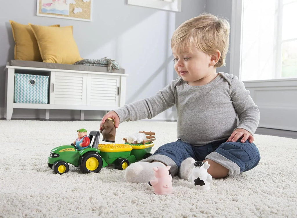 John Deere Animal Sounds Hayride Musical Tractor - TOYBOX Toy Shop