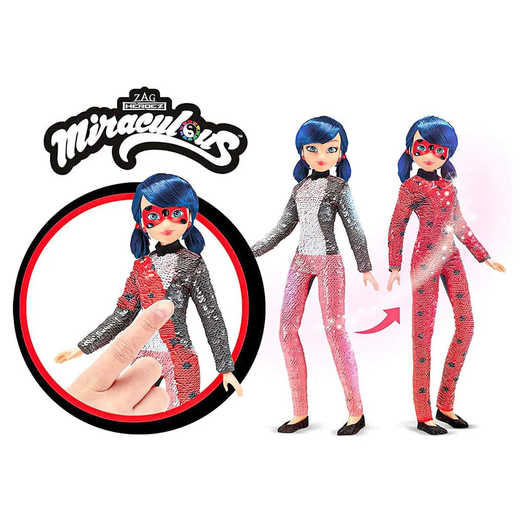 Miraculous Ladybug Fashion Flip Marinette to Ladybug Doll - TOYBOX Toy Shop