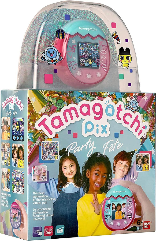 Tamagotchi Pix Party Confetti Pink - TOYBOX Toy Shop