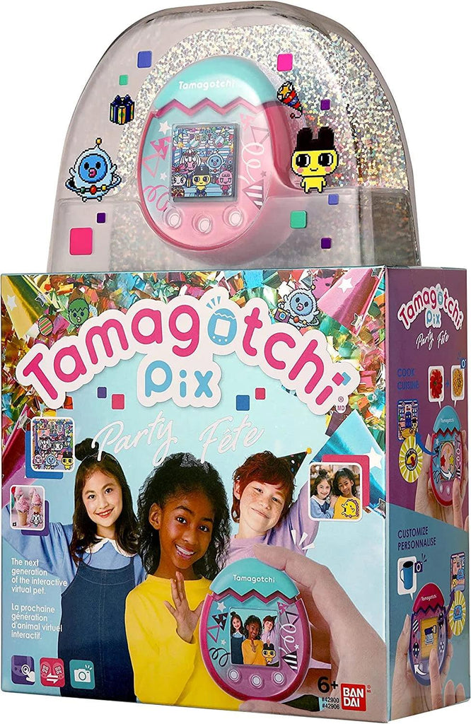 Tamagotchi Pix Party Confetti Pink - TOYBOX Toy Shop