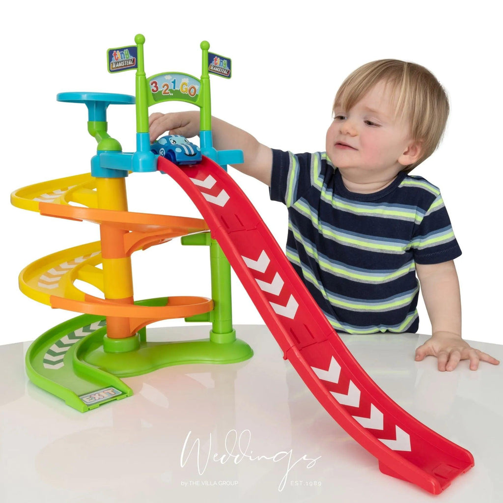 Tiny Teamsterz Spiral Raceway Launcher - TOYBOX Toy Shop